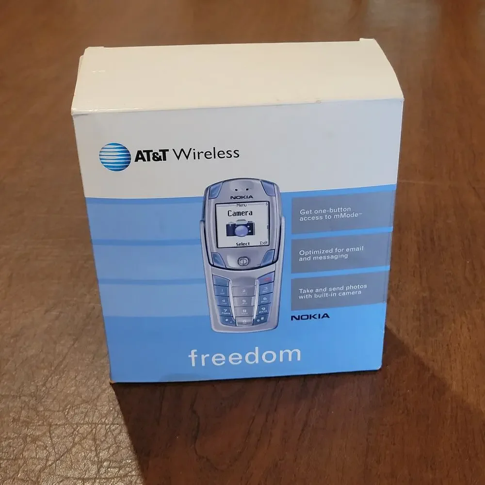Nokia 6820 Freedom AT&T wireless Rare Flip Smartphone with chargers, box